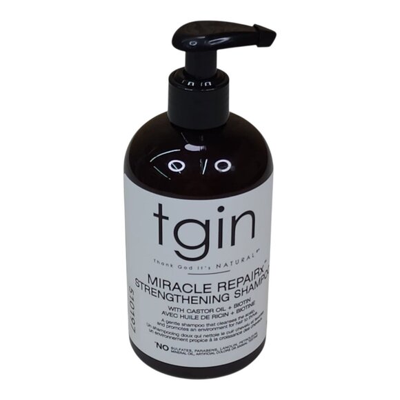 TGIN Miracle RepaiRx Strengthening Shampoo 13 Oz With Castor Oil & Biotin - Picture 1 of 9